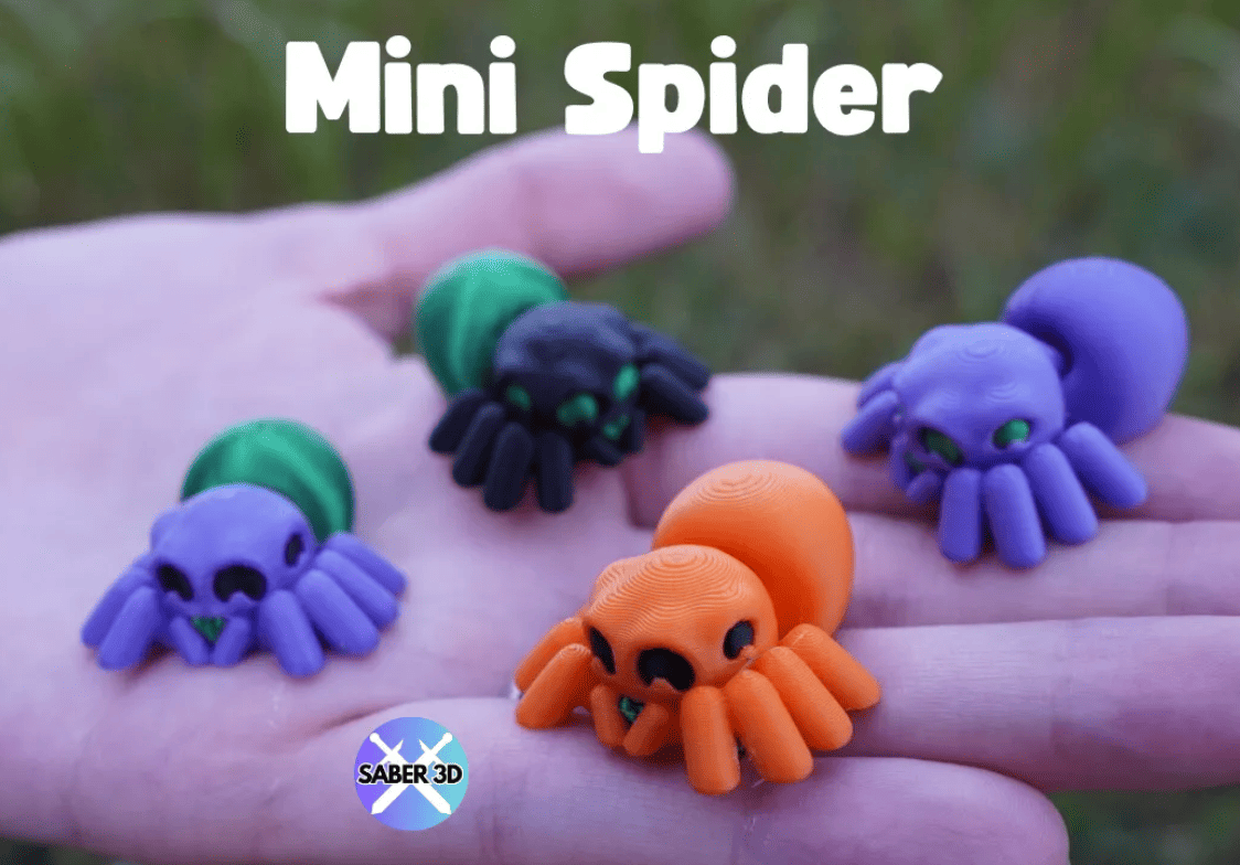 best 3d models for halloween toys_9_mini articulated spider